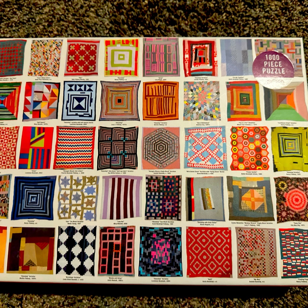 Galison - 1000 piece puzzle - The Quilts of Gee’s Bend